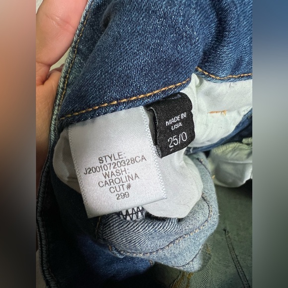 Veronica Beard Rosanna Corset Wide Leg Jeans 25/0 - Picture 12 of 16